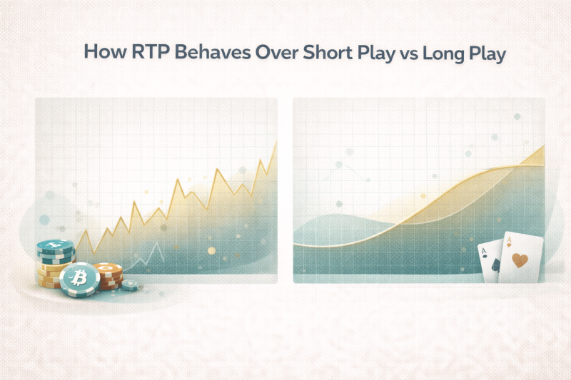 how rtp behaves over short play vs long play